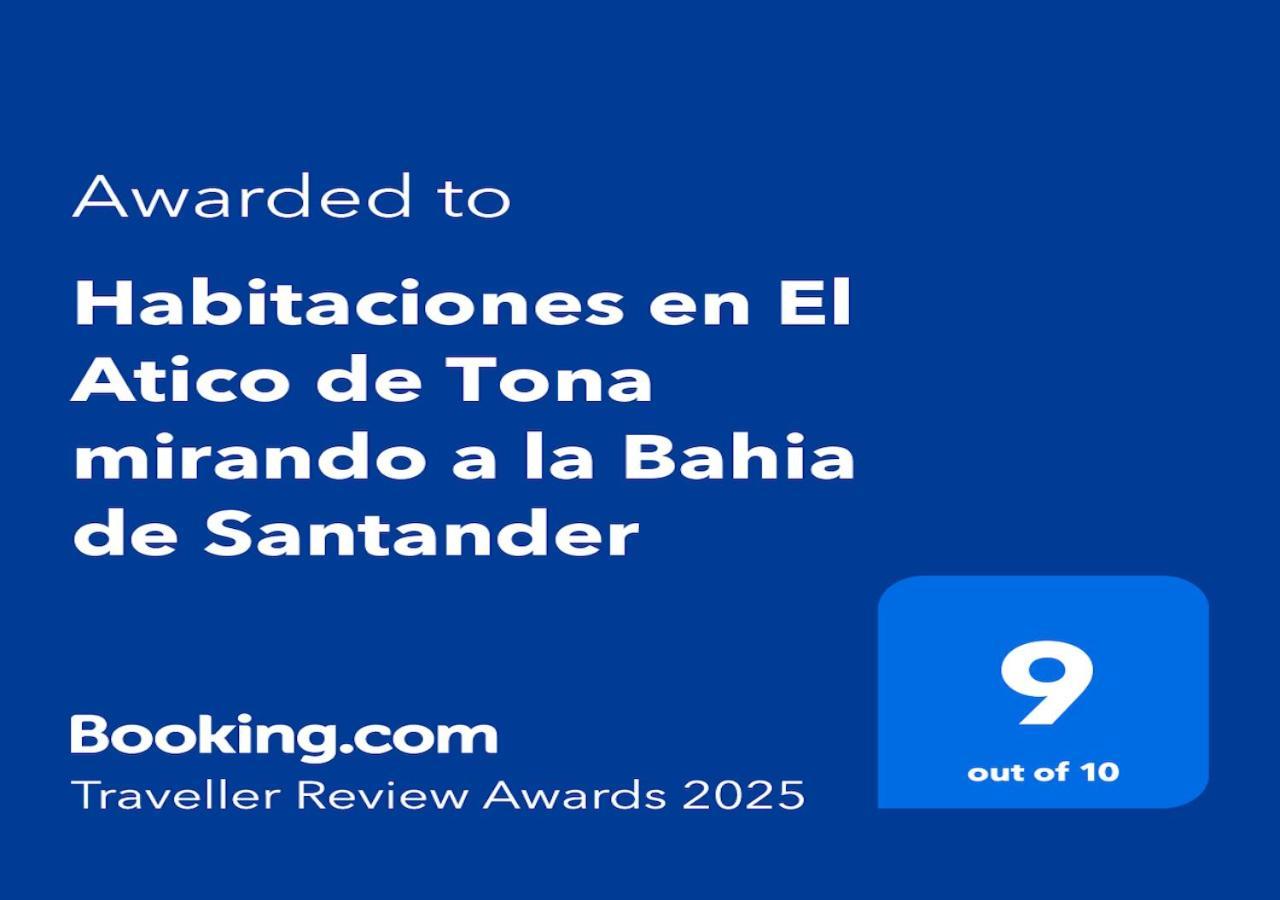 Habitaciones En El Atico De Tona Mirando A La Bahia De Santander Ngoại thất bức ảnh